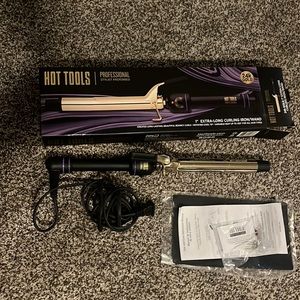 Hot tools 1” extra-long Curling Iron Wand